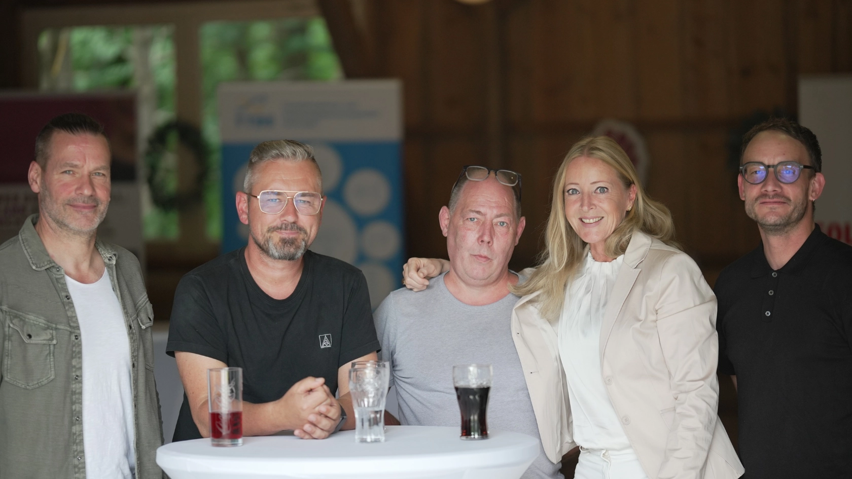 Alex, Susanne und valeo-Kollegen