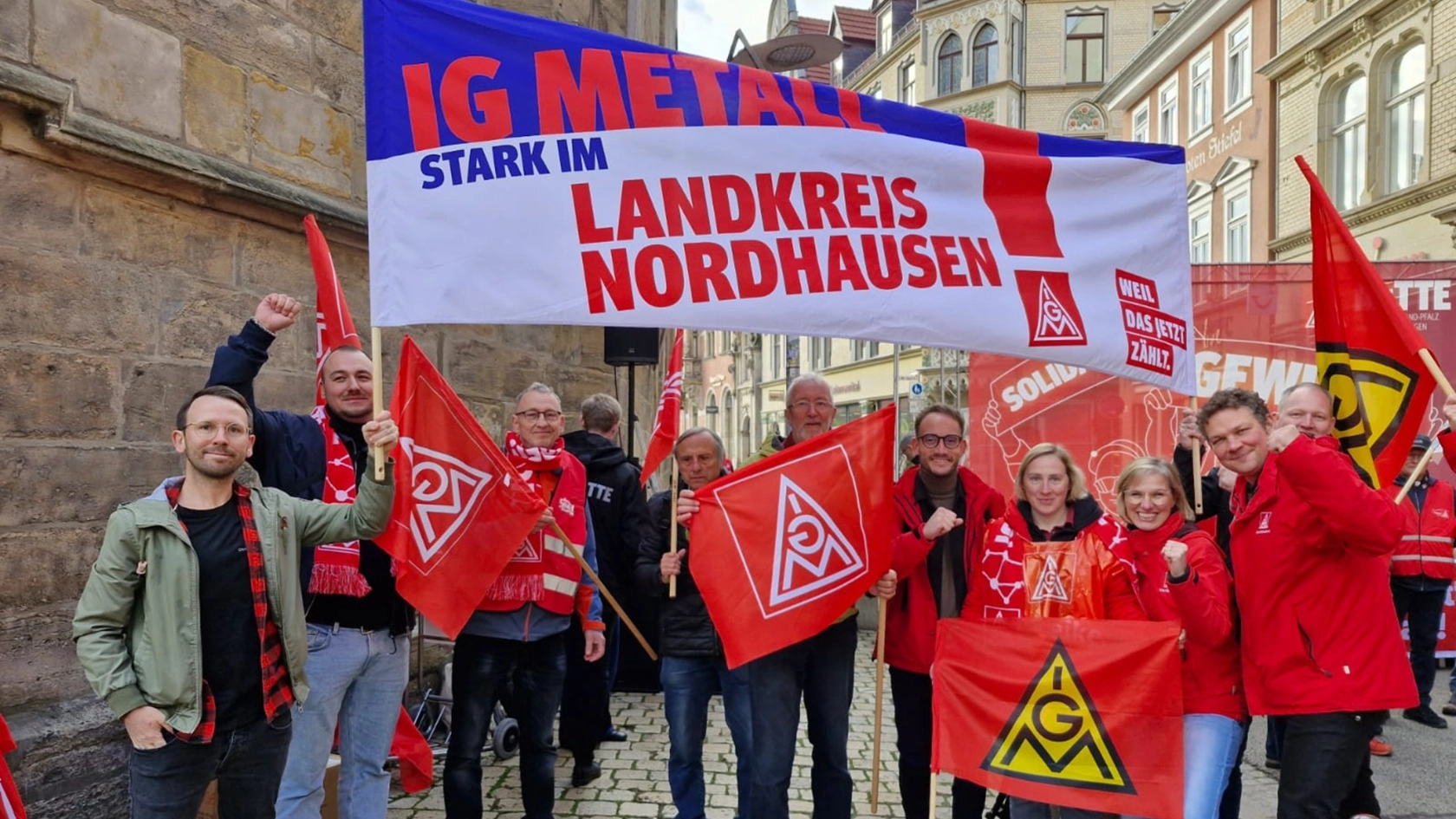Delegation aus Nordhausen beim Tarifauftakt