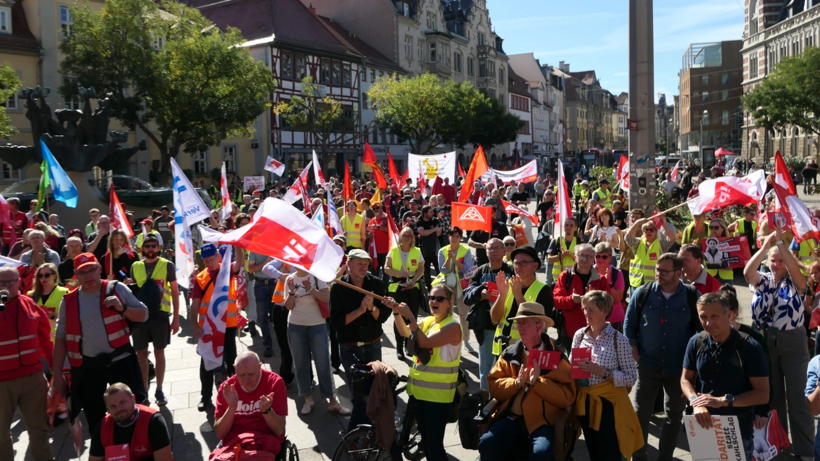 Sozialproteste in Erfurt am 26.9.
