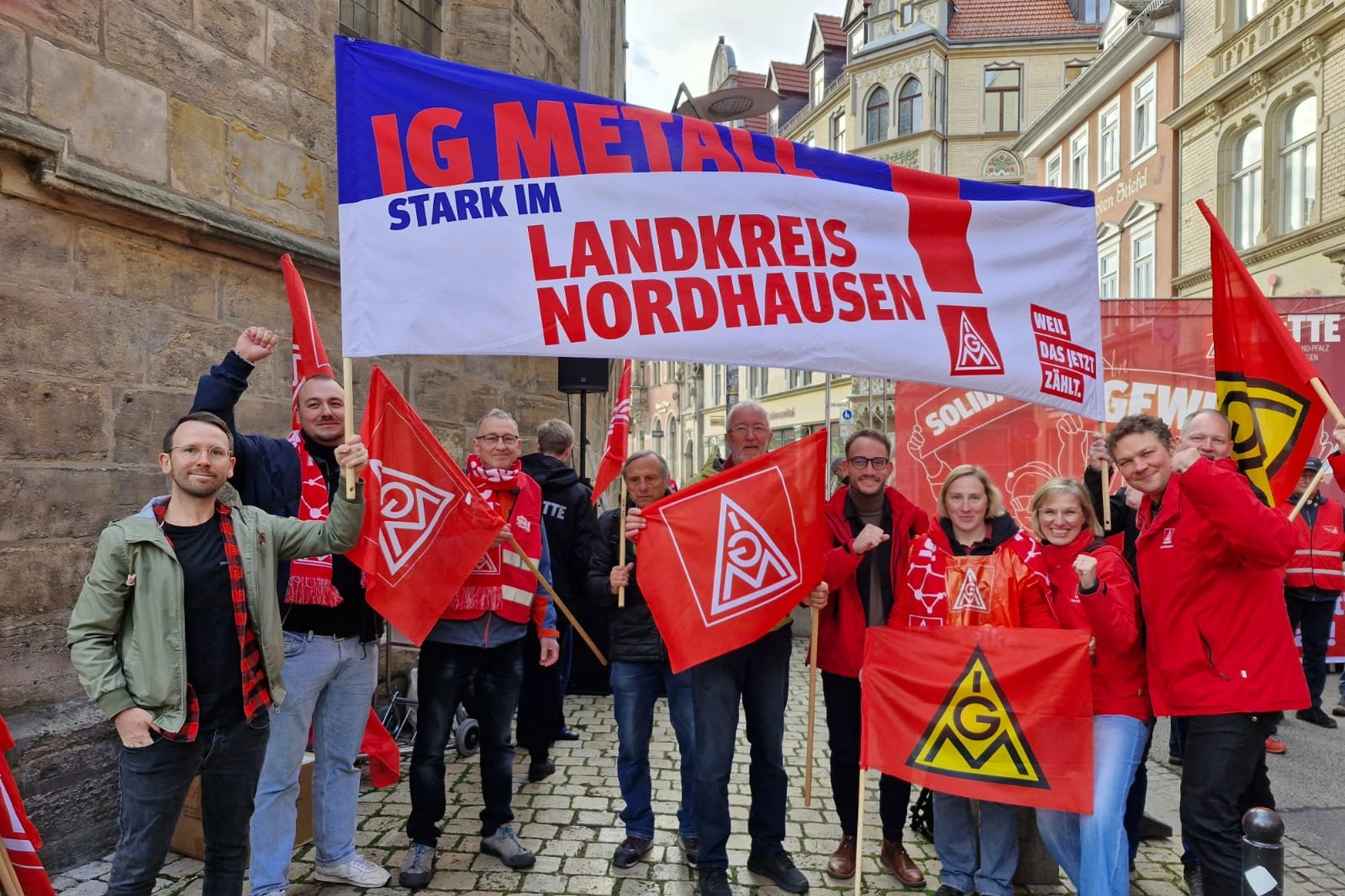 Delegation aus Nordhausen beim Tarifauftakt