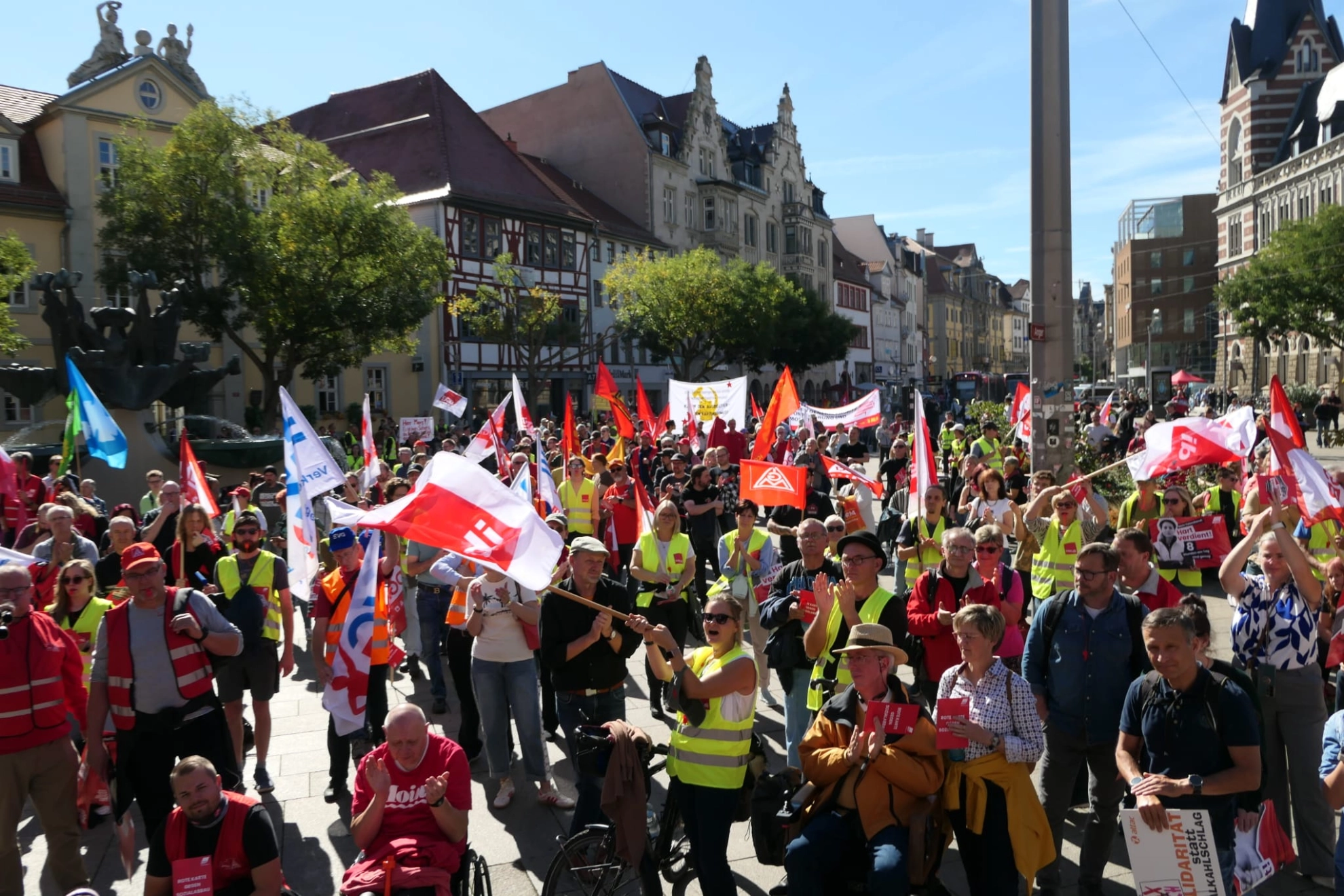 Sozialproteste in Erfurt am 26.9.